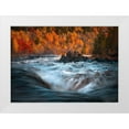 thumbnail image 1 of He, Like 24x18 White Modern Wood Framed Museum Art Print Titled - The Turbulence, 1 of 4
