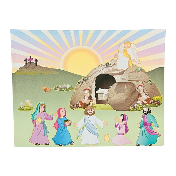 He Lives Resurrection Mas Stickers - Stationery - 12 Pieces