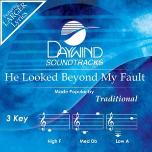 He Looked Beyond My Fault, Accompaniment Cd
