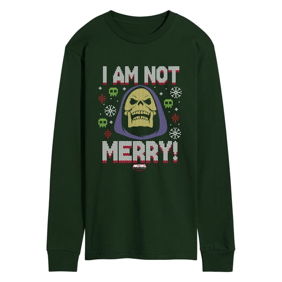 He-Man Masters Of The Universe - Not Merry - Men's Long Sleeve Graphic T-Shirt