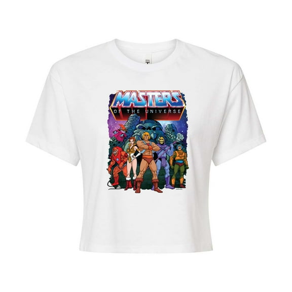 He-Man Masters of the Universe - He-Man And Friends - Juniors Cropped Graphic T-Shirt