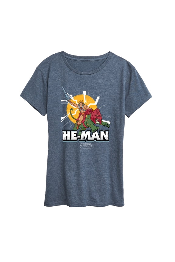 He-Man Masters of the Universe - He-Man Charging - Women's Short Sleeve Graphic T-Shirt