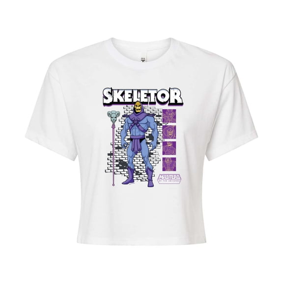 He-Man Masters of the Universe - Skeletor - Juniors Cropped Graphic T-Shirt