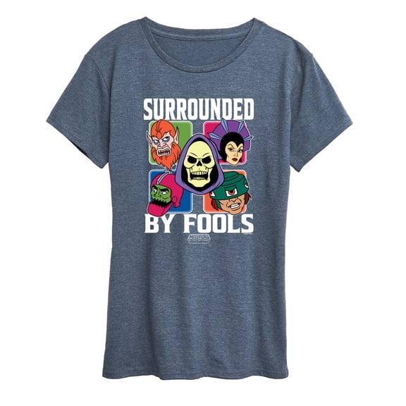 Masters of the Universe - Skeletor Surrounded By Fools Grid - Women's Short Sleeve Graphic T-Shirt