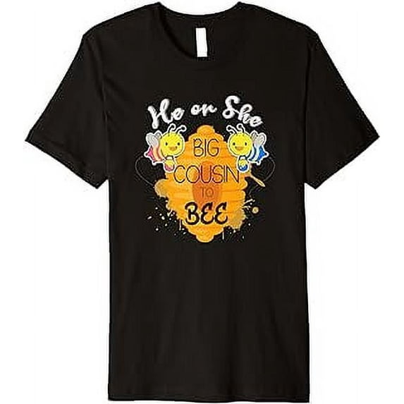 He Or She Cousin To Bee Honey Beehive Honeycomb Stingless Premium T-Shirt