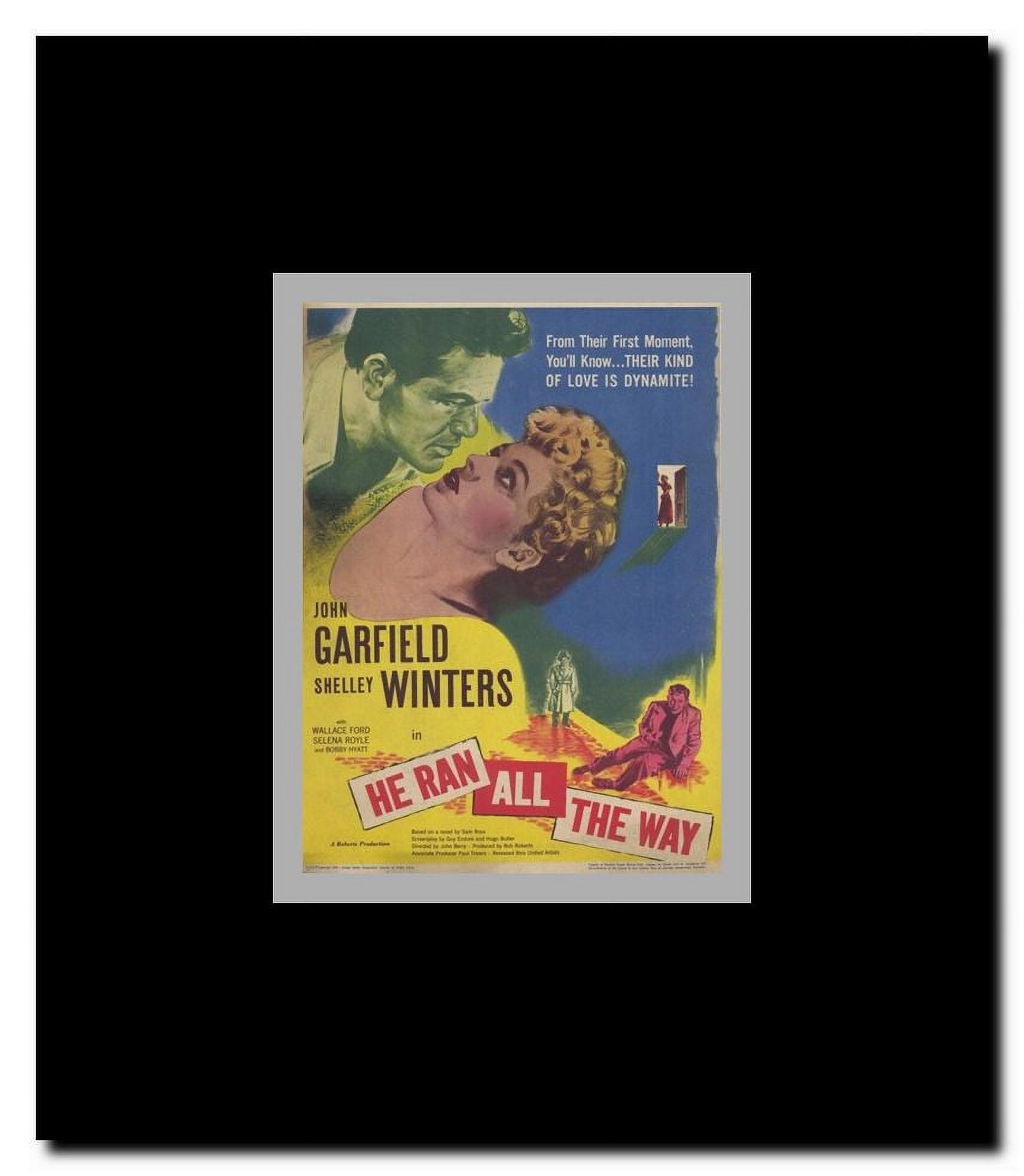 He Ran all the Way Framed Movie Poster