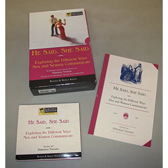 He Said, She Said: Exploring the Different Ways Men and Women Communicate, 9780760750063, 0760750068, Paperback, Portable Professor edition