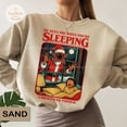 thumbnail image 1 of He Sees You When You're Sleeping Sweatshirt, Merry Upside Down Crewneck, Retro 80s Monster Jumper - Sizes S-5XL ,MinimalTee, 1 of 6