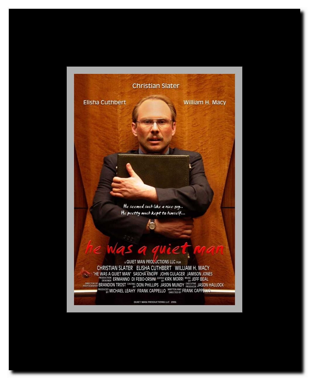 He Was a Quiet Man Framed Movie Poster