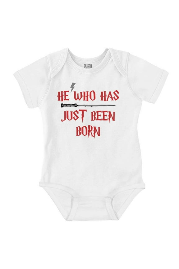 He Who Has Just Been Born Wizard Bodysuit Jumper Boys Infant Baby Brisco Brands NB
