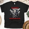 thumbnail image 1 of He Who Kneel Before God Can Stand Before Anyone Christian T-Shirt, Black, Size M, 1 of 6