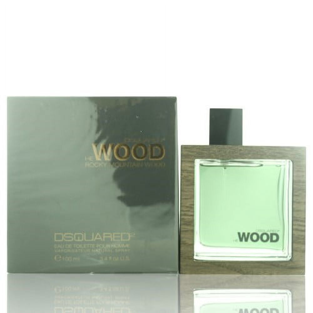 He Wood Rocky Mountain by Dsquared2, 3.4 oz Eau De Toilette Spray for Men