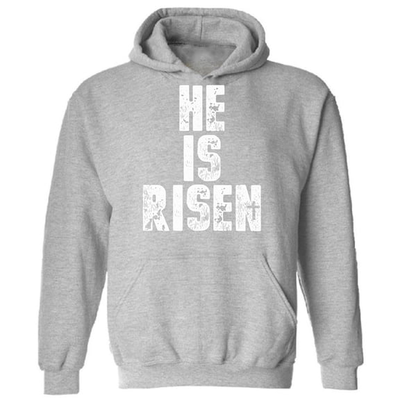He is Risen Easter Unisex Hooded Sweatshirt - Happy Easter - Christian Holiday Easter Hoodie for Women for Men
