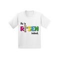thumbnail image 1 of He is Risen Indeed Toddler Shirt 2T Boys Easter Clothing Christian Gifts Jesus Tee for 3 Years Old Girls, 1 of 4