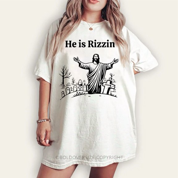 He is Risen Jesus Easter Tee