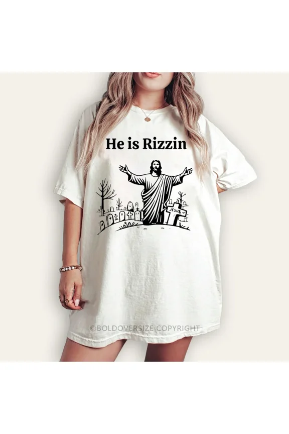 He is Risen Jesus Easter Tee