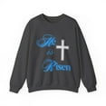 thumbnail image 1 of He is Risen Sweatshirt, Religious sweatshirt, Easter shirt, Crewneck, 1 of 9