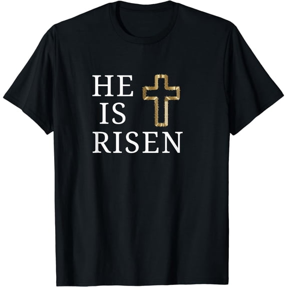 He is Risen T-Shirt Jesus Christ Religious Easter Shirts T-Shirt