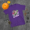 thumbnail image 1 of He is Rizzin' Jesus T-Rex Graphic T-Shirt (Purple, S), 1 of 4