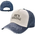 thumbnail image 1 of He's Golfing Hat for Women Funny Trucker Baseball Cap, 1 of 8