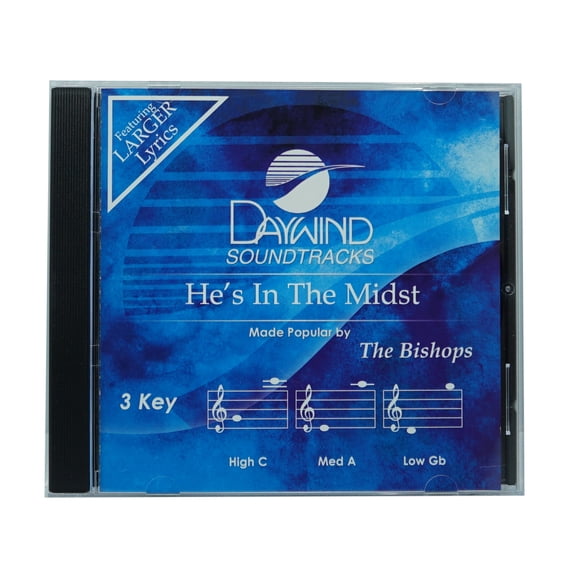 He's In The Midst Made Popular by The Bishops NEW CD Accompaniment