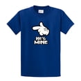 thumbnail image 1 of He's Mine with Finger Pointing Short Sleeve T-shirt-Royal-6Xl, 1 of 6