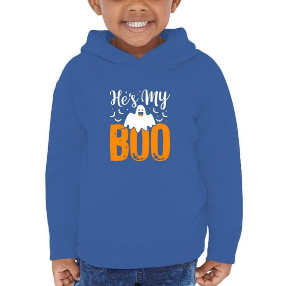 He's My Boo Cute Halloween Hoodie Toddler -Image by Shutterstock,  2 Toddler
