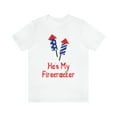 thumbnail image 1 of He's My Firecracker | Couples 4th of July Tee | Independence Day Shirt, 1 of 8