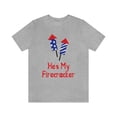 thumbnail image 1 of He's My Firecracker | Couples 4th of July Tee | Independence Day Shirt, 1 of 8