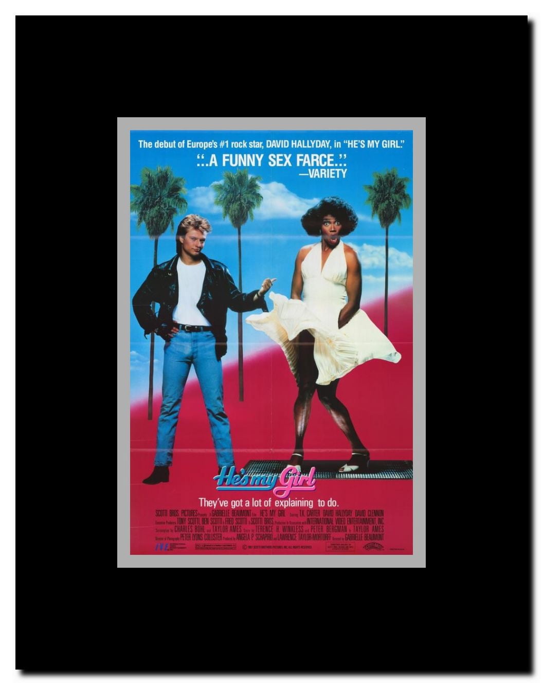 He's My Girl Framed Movie Poster
