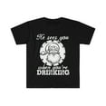 thumbnail image 1 of He sees you when you are Drinking  Unisex T-shirt S-3XL Santa Christmas, 1 of 2
