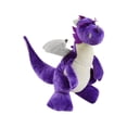 thumbnail image 1 of HeFeye - Stuffed Dragon - Dragon Plushies - Dragon Plush Toy Flying Animal Stuffed Toy for Gift - Style F - 1*Plush Doll - Purple - 23.6", 1 of 8