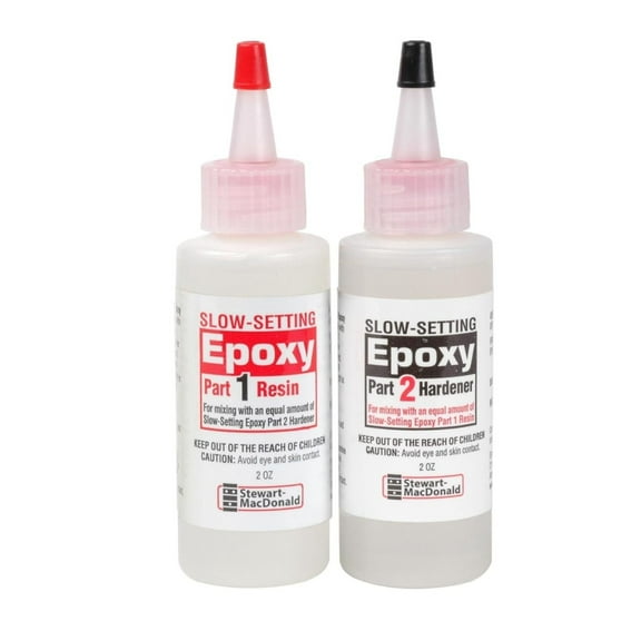 HeSLehs 2-Part Epoxy, Slow-Setting, Clear