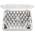 thumbnail image 1 of HeSLehs Cake, 783 55 pc Decorating Tip Set, Silver, 1 of 3