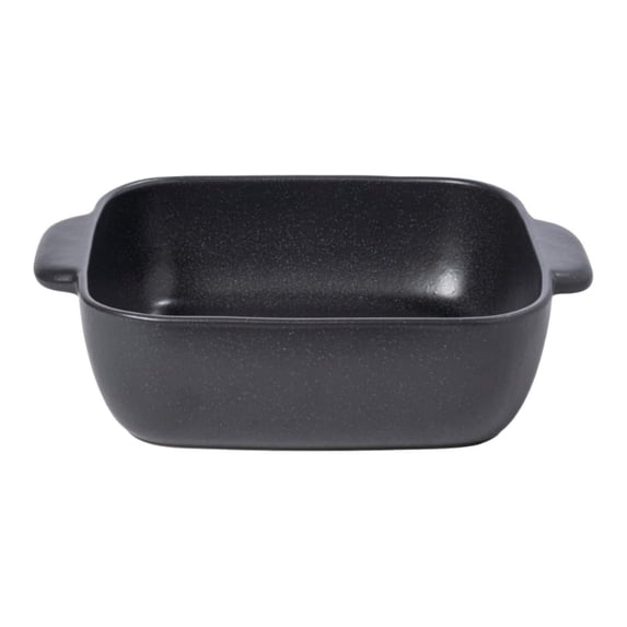 HeSLehs Ceramic 12" Square Baker - Pacifica Collection, Seed Grey | Oven & Dishwasher Safe Bakeware | Food Safe Glazing | Restaurant Quality Dinnerware