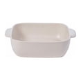 thumbnail image 1 of HeSLehs Ceramic 12" Square Baker - Pacifica Collection, Vanilla | Oven & Dishwasher Safe Bakeware | Food Safe Glazing | Restaurant Quality Dinnerware, 1 of 3