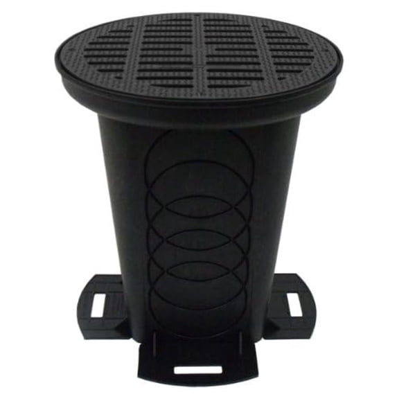 HeSLehs FSD-3017-12BKIT 12-in. Round Catch Basin Kit with Grate & Connectors