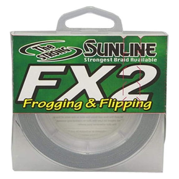 HeSLehs FX Braid Fishing Line (Dark Green, 60-Pounds/300-Yards)