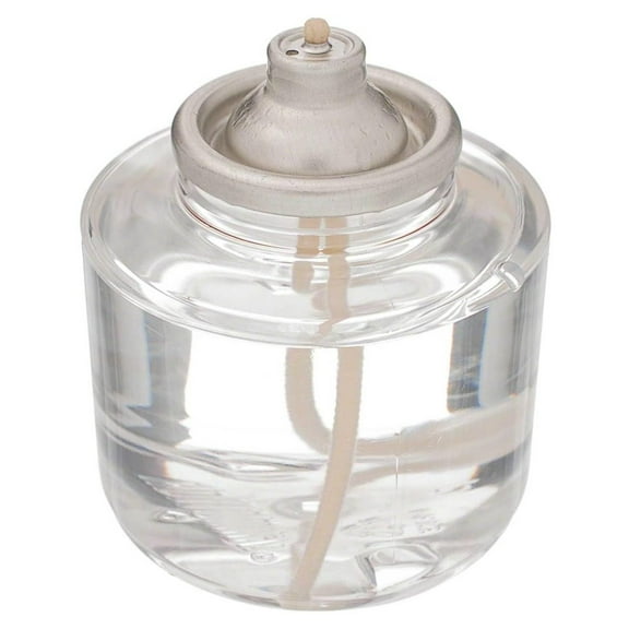 HeSLehs HD26 Disposable 26 Hours Liquid Candles, Clear Plastic Disposable Fuel Cells for Wedding Table Top Lights, Restaurant Tables and Emergency Candles- (26 Hours, Set of 60)