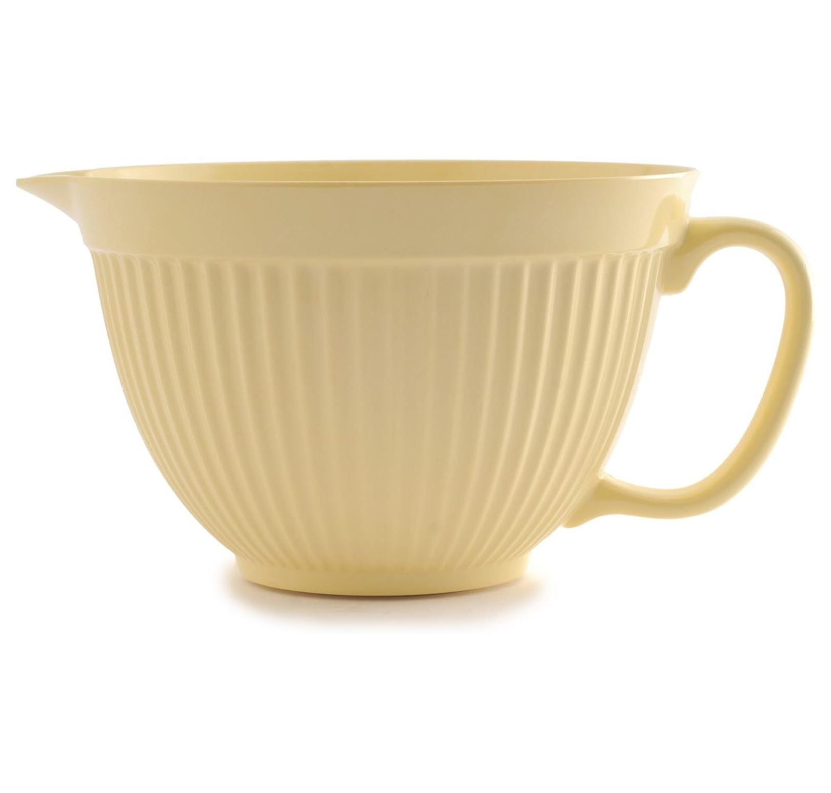 HeSLehs Melamine 1017 Grip-EZ Mixing Bowl, 4 quart, Yellow, 3.8 liters - Walmart.com