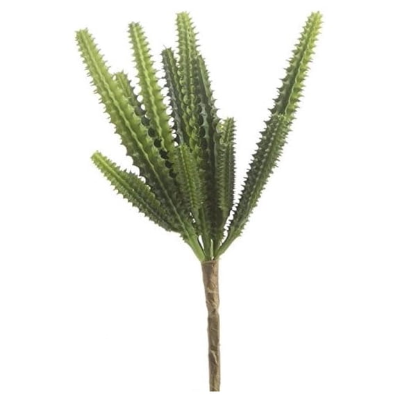 HeSLehs Pair of Artificial Finger Cactus Plant Picks for Crafting, Arranging and Embellishing