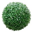 thumbnail image 1 of HeSLehs Paradise 15" Artificial Boxwood Green 2 Pieces Faux Leaf Indoor Outdoor Decor-Garden Backyard Decoration, 1 of 6