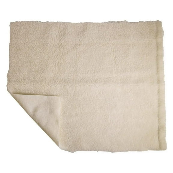 HeSLehs Synthetic Sheepskin Fleece, Bed Pad, Wheelchair Cushion, Pressure Relief, 24 x 30 Inches