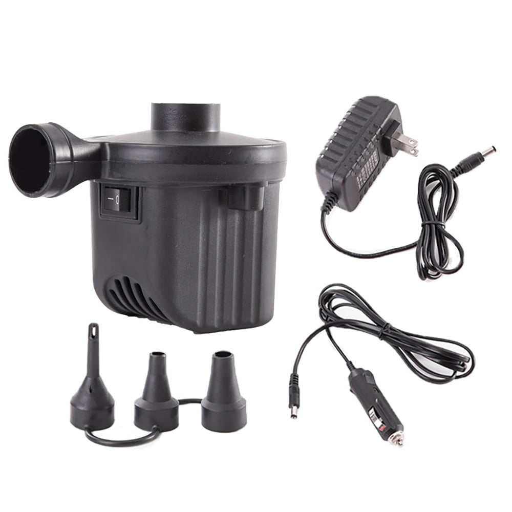 HeSaYep Electric Air Pump, Portable Inflator Deflator Pump for Inflatable Cushions Swimming Ring