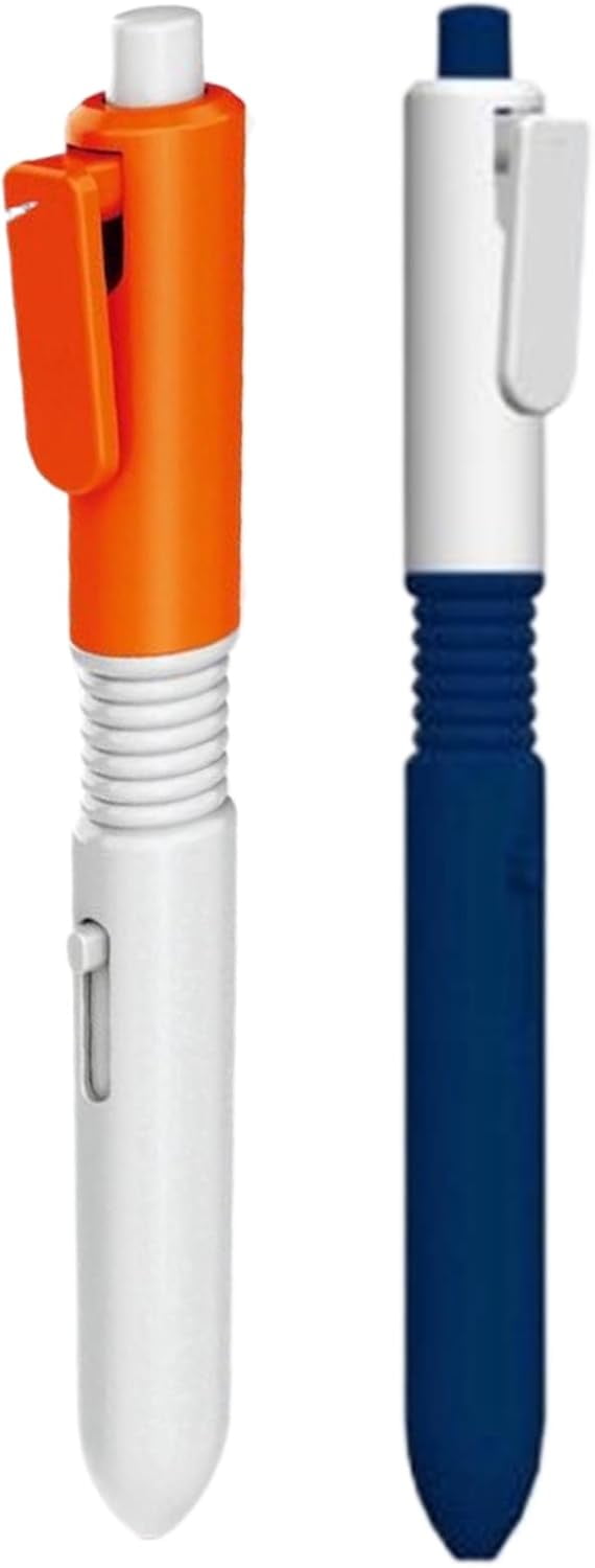 Produktbild von Fufupaw 4 Stück Prank Water Gun, Wasserpistolen Stift,Lustige Stifte Für Kinder,2-In-1 Wasserspeiender Beschreibbarer Stifte, Wasserkampf Spiel, Schulbedarf, Strandgar Freien(Weiße Farbe Zufällig