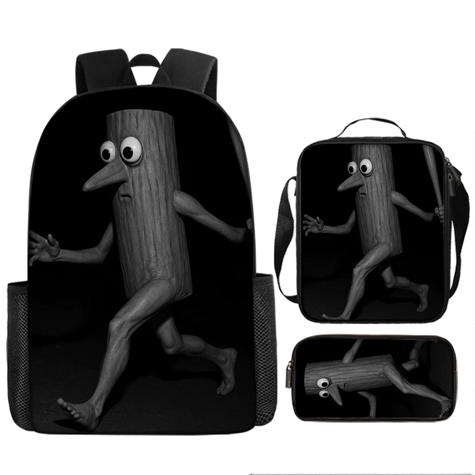 HeaCare 3Pcs Fun Italian Brainrot Backpack Casual Bag 16.5