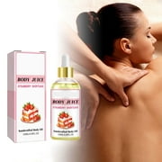 HeaCare Body Juice Oil Body Juice Oil, Body Juice Oil Strawberry Shortcake,120ml Hand Crafted Body Oil for Women, Mom Birthday Gifts(1PCS)