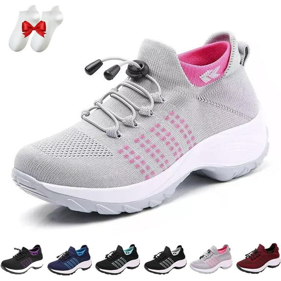 HeaCare Comfort Wear Orthowear Shoes for Women, 2025 Comfortwear Ortho Stretch Cushion Shoes for Women Plantar Fasciitis, New Mothers Day Gifts