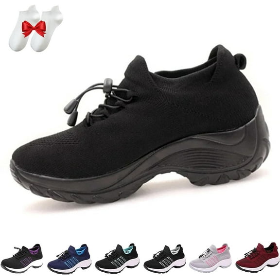 HeaCare Comfort Wear Orthowear Shoes for Women, 2025 Comfortwear Ortho Stretch Cushion Shoes for Women Plantar Fasciitis, New Mothers Day Gifts