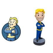 HeaCare Fallout Vault Boy Figures Decorative Ornaments, Fallout Figure Series 1-4 Collection Vault Boy Bobblehead 5.11-5.90 inch Figure, Action Toy Desk Decor Figurines, Gifts for Fans Kids Adults